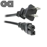 HQRP AC Power Cable Cord for Bose Solo 10, Solo 15 TV Sound System, Sound Bar Mains Cable + HQRP Coaster