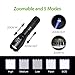 LETMY Rechargeable Flashlight 2 Pack, Super Bright LED Flashlight, Waterproof, Zoomable, 5 Modes Tactical Flashlight with Holster, 18650 Battery & Charger, Great Gift for Camping, Hiking, Emergency