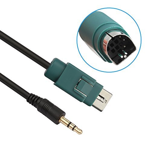 Eximtrade 3.5mm AUX Audio Cable KCE-236B Connector for Alpine Stereo with Full Speed Interface