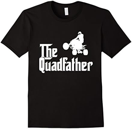 Men's The Quadfather - Quad Bike ATV T-Shirt XL Black