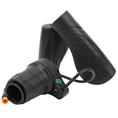 Alomejor Scooter Throttle Grip Waterproof Speed Control Throttle with Cable Right&Left Half Twist Throttle Handle