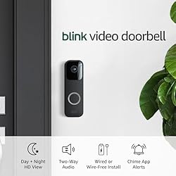 Blink Video Doorbell — Two-way audio, HD