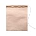 HULLR Disposable Filter Tea Bags Infusers - Large Unbleached 100 Count