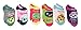 Girls Hatchimals 6 Pack Low Cut Socks (Multi)