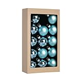 Suixing Christmas Glass Balls Multi Colors Included