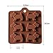 Joyi 2PCS 6-cavity Cute Dog Candy Molds Chocolate Molds, Ice Cube Molds, Silicone Baking Molds, PREMIUM Silicone Molds