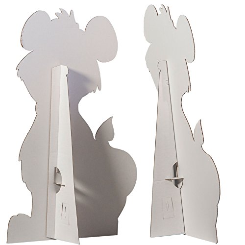 3 ft. to 7 ft. 2 in. Jungle Safari Animals Cardboard Cutout Standee Standup Props Party Supplies Decorations Decor Backdrop Background