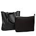 Womens Handbags Designer Purses Large Capacity Fashion Shoulder Bag Ladies Tote Bags,Black