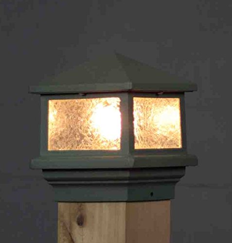 Sirius 12V Deck Light, 18W (Non-LED), 3-1/2″ Post, Green (CLOSEOUT)