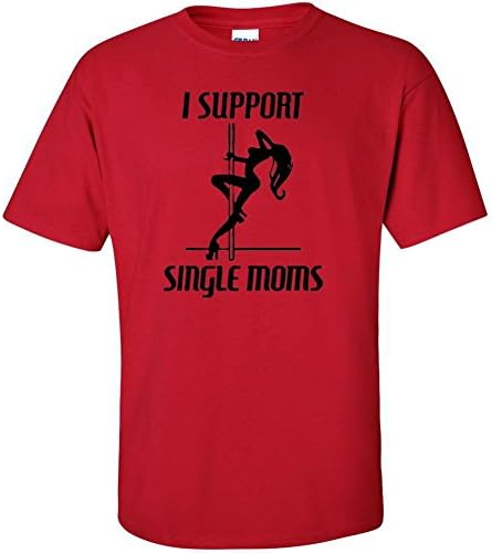 Cheapasstees I Support Single Moms Graphic T-Shirt
