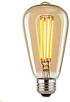 Edison Bulbs, KingzMade 60w Dimmable Industrial Pendant Filament Light Bulbs with Vintage Antique Style Design for Pendant Lighting, Wall Sconces, Ceiling Fan and Chandeliers (1 Pack)