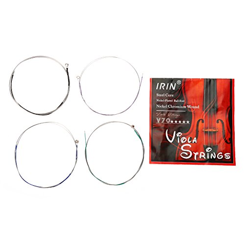 Alomejor Viola String Professional Nickle Viola Strings Set Pack of 4 for Full Size Viola Instrument Accessories