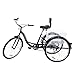 Iglobalbuy Adult Tricycle 7 Speed Cruise Bike 26 inch 3 Wheeled Bicycle with Bell and Large Size Basket, Men’s Women’s Cruise Bike for Recreation, Shopping, Exercisethumb 2