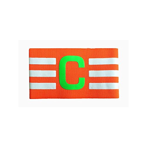 Feccile S-ports & Fit-ness Adjustable Captain Armband Soccer Football Match for Children Youth Adults,1PCS (Red)