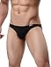 Avidlove Men Underwear Low Rise Briefs Solid Stretch Hip Bikinis 4 Packs Black XXL