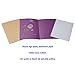 officematters 48 Pack Thank You Note Card Set- 6 Designs - Pearlescent Paper Made - Yellow Envelopes Included