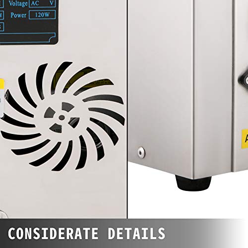 VEVOR DZ-260S Vakuumierer Vakuumiergerät 120W Vakuummaschine 3m³ pro Stunde Folienschweißgerät Kammer Rostfreier Stahl – Bild 8