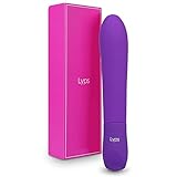 Electric Handheld Vibrator-10 Vibration Patterns - Silicone Vibration Sex Vibrator - Waterproof vibrator for women, Powerful & Quiet Vibration - Packaged Handheld Vibrator, Purple, Lyps Annabella