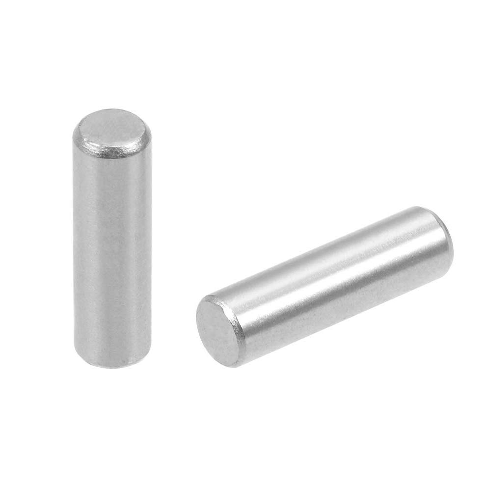 Yesallwas Dowel Pin Stainless Steel Shelf Support Pin Metal Fasten Elements Used On Precise Location (4mm x 14mm 100PCS)