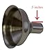 Stainless Steel Flask Funnel or Essential Oil Mini Funnel, Small Funnel for Bottles or Hip Flasks as Groomsmen Gifts - Various Quantities (10)