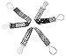 Ike & Leo Unisex Pacifier Clips - 3 Pack