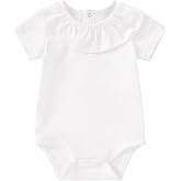 pureborn Baby Girls Boys Bodysuit One-Piece Romper 0-24 Months | OEKO-TEX Certified, Cotton, Viscose from Bamboo, Snap Closure, Embroidered Ready, Long &amp; Short Sleeve, Machine Wash