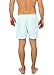 UZZI Men's South Beach Swim Trunks Aqua M