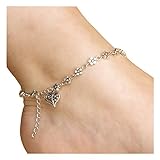 Zealmer Boho Vintage Barefoot Anklet Bracelet Feet Chain Jewelry Silver Gold Color