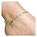 Zealmer Boho Vintage Barefoot Anklet Bracelet Feet Chain Jewelry Silver Gold Color