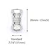 THE CIMPLE CO Cable Extension Coupler for Coaxial Cables - Pack of 4 - F81 (Male to Male) 3GHz Satellite, Cable TV, and Cable Internet Rated