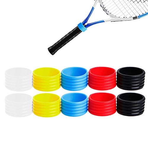 JooFn Tennis Grip Bands - Hold Overgrip in Place (Pack of 10) - Thumbnail 4