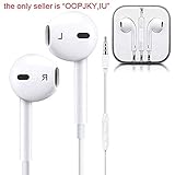 Premium Earbuds,Earphones Headphones with Stereo Mic&Remote Noise Isolating Headset Control for iPhone iPod iPad Samsung Galaxy S7 S8 and Android Phones