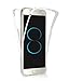 Galaxy S8 Plus Case,PHEZEN Scratch Proof 360 Front and Back Full Body Protection Transparent Flexible TPU Bumper Case Anti-Scratch Protective Case for Samsung Galaxy S8 Plus, Transparent