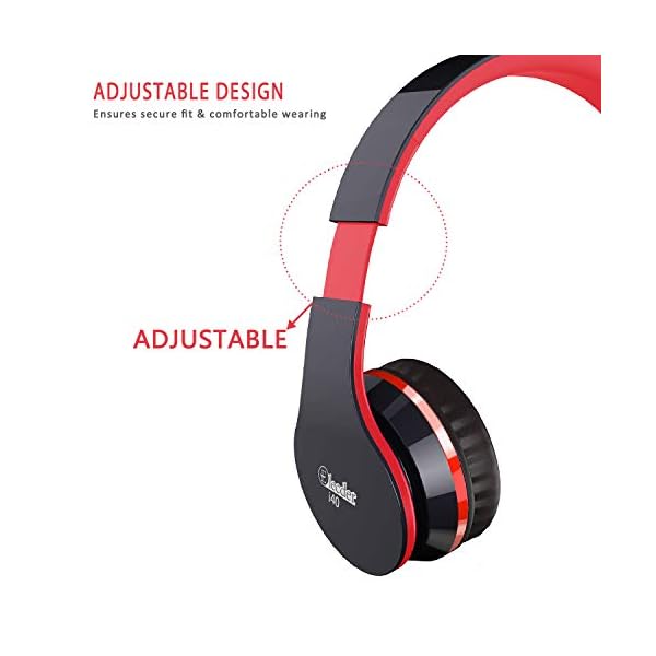 Elecder i40 Headphones with Microphone Foldable Lightweight Adjustable