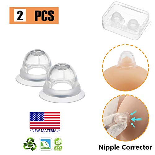 Nipplesuckers, Nipple Corrector for Inverted, Flat and Shy Nipples, Can be Used for Breastfeeding or Women, Softly Wear Day and Night（1 Pair with Travel Case） - Thumbnail 7