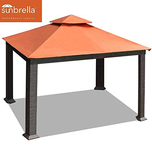 EliteShade 10×13 feet Sunbrella Titan Patio Outdoor Garden Backyard Gazebo (Sunbrella Rust)
