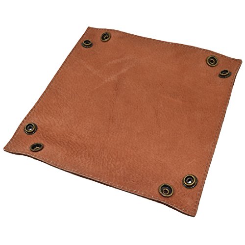 Leather Catchall Change Key Wallet Coin Box Tray Storage Valet Handmade by Hide & Drink :: Cinnamon