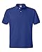 Hanes Men's ComfortBlend EcoSmart Jersey Polo, Deep Royal, 4XL