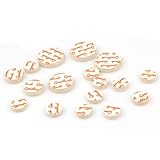 BQLZR Bb Woodwind Instrument Replacement Clarinet 17 Pads