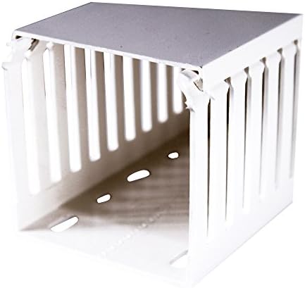 Weiland ElectricDNG75075 Grey 3-Inch Pvc Open Sloted Wiring Duct W/Cover (6-Feet)
