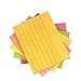 Selizo Super Sticky Notes Lined, 3 in x 4 in, 5 Pads/Pack, 100 Sheets/Pad, 5 Colors