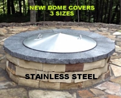 Stainless Steel Metal Fire Pit Ring Spark Screen Cover 36 Diameter