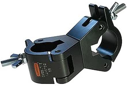 Abrazadera giratorio acoplador Negro Soporte audiovisual y soporta