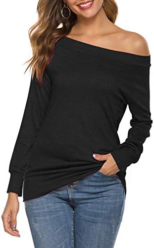 long sleeve shoulderless top