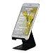 Honsky GEN-2 Universal Aluminum Cell Phone Tablet Desk Charging Stand Portable Hands Free Desktop Display Holder, 2 Sets, Black