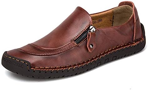 Bloossom Men's Driving Shoes Leather Fashion Slipper Casual Slip On Loafers Shoes