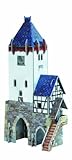 Clever Paper Watchtower with Figures