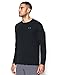 Under Armour Men's Threadborne Siro Long Sleeve T-Shirt, Black/Graphite, Large