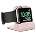 Spigen S350 Designed for Apple Watch Charger Stand for Ultra 2/1 49mm, Series 10 46/42mm, 9/8/7 45/41mm, SE2/SE/6/5/4 44/40mm, 3/2/1 42/38mm Durable TPU with Non-Slip Stable Base - Pink Sand