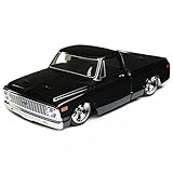 VATERRA 1/10 1972 Chevy C10 Pickup Truck V-100 S 4WD Brushed RTR, Black